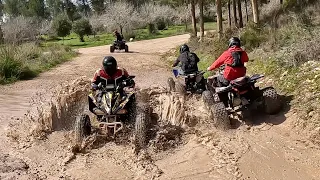 יער המלכים הרבה בוץ ושלוליות טיול טרקטורונים חשמליים