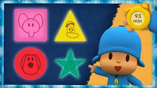 🔺 POCOYO AND NINA - Shapes Are All Around [90 min] | ANIMATED CARTOON for Children | FULL episodes