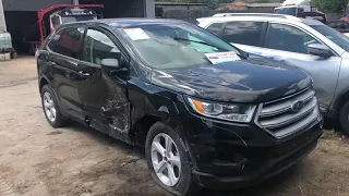 Обзор на Ford EDGE 2018 черный. Заказ автомобилей с аукциона в США через USA TOP CARS