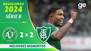 CHAPECOENSE 2 X 2 AMÉRICA-MG | MELHORES MOMENTOS |  3ª RODADA BRASILEIRÃO SÉRIE B 2024 | ge.globo