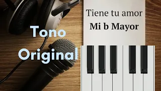 Abel Pintos - Tiene tu amor (Karaoke con piano tono original) Mi Mayor