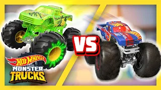 Race Ace, Bigfoot, and Swamp Jungle’s EPIC CHALLENGES | Monster Trucks ToT | Hot Wheels