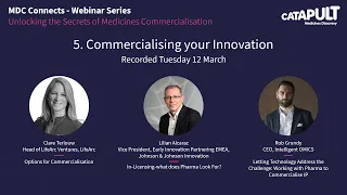 MDC Connects 2024 Webinar 5/5: Commercialising your Innovation