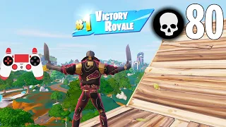 80 Elimination Solo vs Squads Wins Full Gameplay (Fortnite Chapter 4 Season 2 ) PS4 Controller