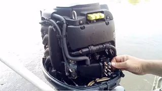 Не опускается двигатель Yamaha F50 на лодке (часть первая). Как  сэкономить на ремонте гидроподъёма.