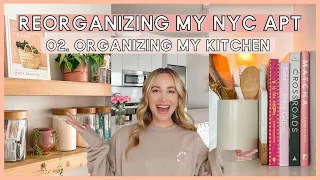 reorganizing my NYC apartment 02. kitchen: cleaning, decluttering & organizing my kitchen!
