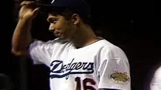 FLA@LAD: Hideo Nomo strikes out 17