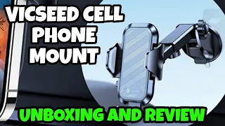 Vicseed Easy Clip Car Mount Cell Phone Holder | Unboxing and Review