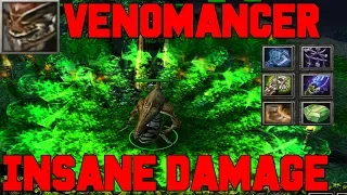 DOTA VENOMANCER Aghanim's Scepter INSANE DAMAGE (GOOD GAME)