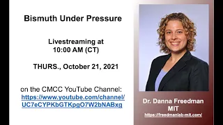 Dr. Danna Freedman - Bismuth Under Pressure