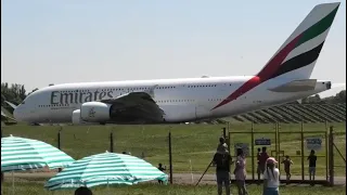 Sunday Crowd moment when world’s biggest passenger jet Airbus A380 Arrived ! [02-06-2024]