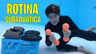 A MINHA ROTINA SUBAQUÁTICA!