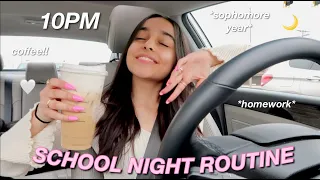 MY REAL 10PM AFTER-SCHOOL NIGHT ROUTINE