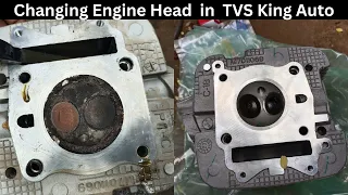 Changing Engine Head in TVS King Auto