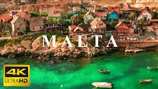 Malta 4K | Scenic Relaxation Film With Calming Music | MALTA 8K ULTRA HD HDR | Explore World 8K