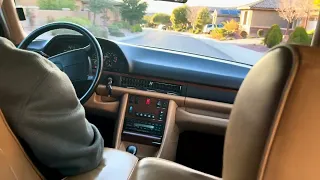 1989 Mercedes 420 SEL Driving