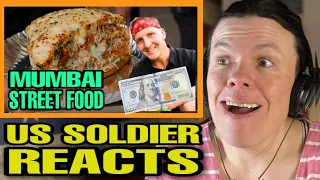Food Review Show $100 Challenge Street Food Mumbai!! (US Soldier Reacts)