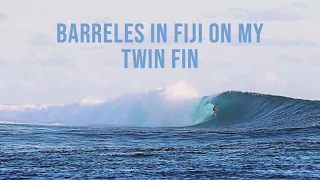 Fiji Part 4: Surfing Barreling Lefts On My Twin Fin!