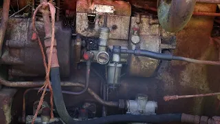 Pan of Old, Rusty, Zetor 6911 Tractor Engine, Ireland