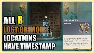 All 8 Lost Grimoire Locations | World Quests & Puzzles Genshin Impact