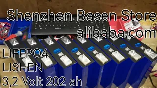 Lifepo4 Zellen Test vom Händler Shenzhen Basen Store bei Alibaba.com 🔋3,2Volt 202 ah Lishen🔋