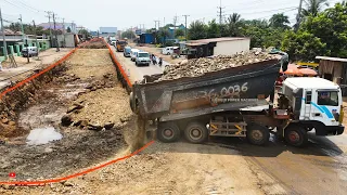 The Best Floor​ Missing Under Foundation Was​ Clutter​ Rock Soils​ With Skills Dozer Heavy TruckDump