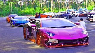 諸星一家 搬出 NSR Rounder CAR SHOW YAMANASHI 2021 スーパーカー　ランボルギーニ  アヴェンタドール lamborghini　フェラーリ Ferrari