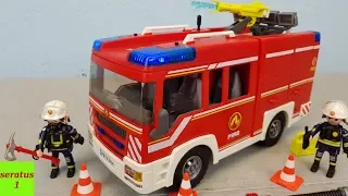 Playmobil Feuerwehr Rüstfahrzeug 9464 auspacken seratus1