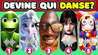 Devine qui DANSE🎶💃🕺 Devine le MEME | Mercredi, Rango Tenge Tenge, Elsa, Kung Fu Panda 4, Toothless