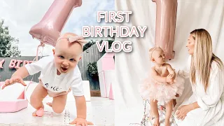 BABY'S FIRST BIRTHDAY PARTY PREP WITH ME | BOHO RAINBOW THEME DIY | Emma Nightingale