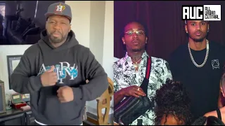"Everybody Think They Soft" 50 Cent Reacts To Trey Songz Jacquees Fight