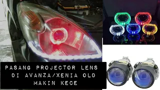 Buat tampilan headlamp Avanza/Xenia old makin kece dengan pasang Projector Lens