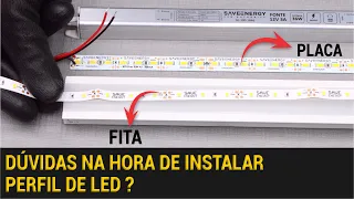 Instalação Perfil de LED Save Energy