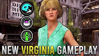 New Victim "Virginia" Gameplay (New Perks, Ability, Outfits) - The Texas Chainsaw Massacre