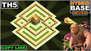 NEW BEST! TH5 Base 2022 with COPY LINK | COC Town Hall 5 Hybrid/Trophy/Farming Base - Clash of Clans