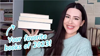 Reading YOUR Best Books of 2023 || Vlog 2024