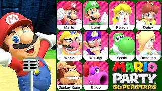 Mario Party Superstars All Characters Voice Singing