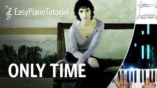 Only Time (Enya) - Piano Tutorial + Free Sheet Music