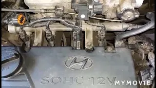 Hyundai Getz 2004.  Video-1, Cara melepas fuel injector.  Lihat kelanjutannya di video-2