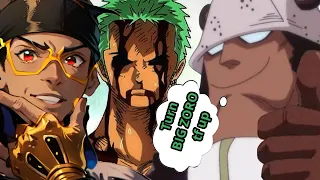 (Reaction)Zoro “nothing happened”moment|zoro saves luffy