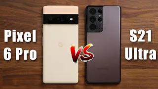 Google Pixel 6 Pro vs Samsung Galaxy S21 Ultra - HOLY SH*T