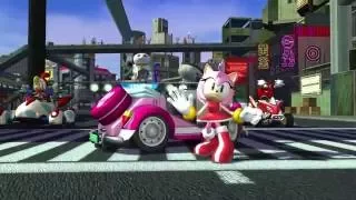 SOO CLOSE! | Sonic and SEGA All Stars Racing: 3 Races w/ Amy Rose