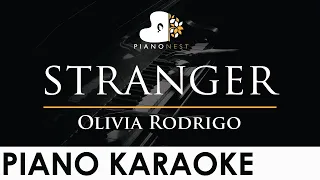 Olivia Rodrigo - stranger - Piano Karaoke Instrumental Cover with Lyrics