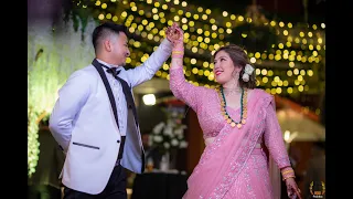 Ashish and Nancy | The best cinematic wedding reception highlights 2022 | marriot hotel |