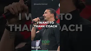 Zlatan Ibrahimovic EMOTIONAL retirement 😭 ❤#shorts   #zlatan  #viral