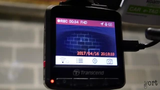 Transcend 220 Dash cam install and road test footage!