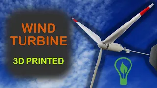 3D Printed Wind Turbine ⚡️775 Engine as a Generator - Will it Work? DIY