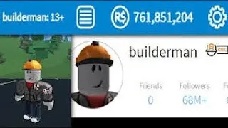 I HACKED BUILDERMAN'S Roblox account & STOLE ALL HIS ROBUX