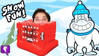 Giant SNOW Adventure with HobbyKidsTV