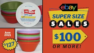 eBay SuperSize Sales $100 & More: Vintage Plastic Margarine Tubs Sold for $127! Seriously?